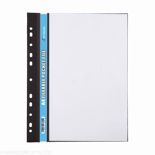 Fileable Pocket File - A4 50?m (Black) -