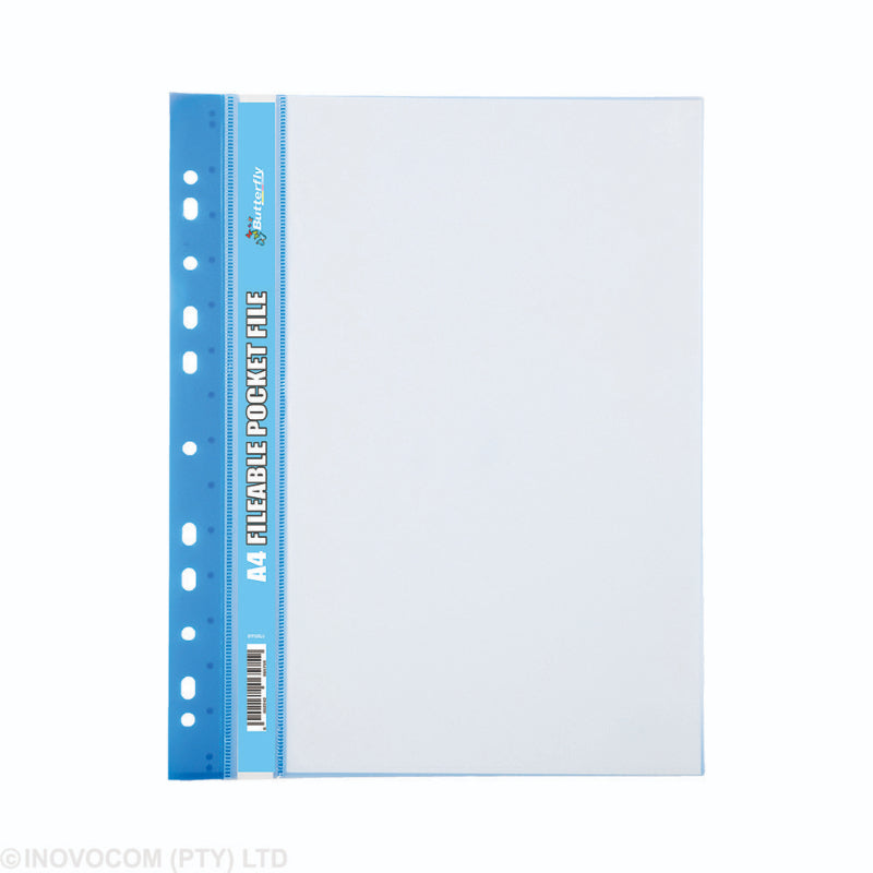 Fileable Pocket File - A4 50?m (Blue) -
