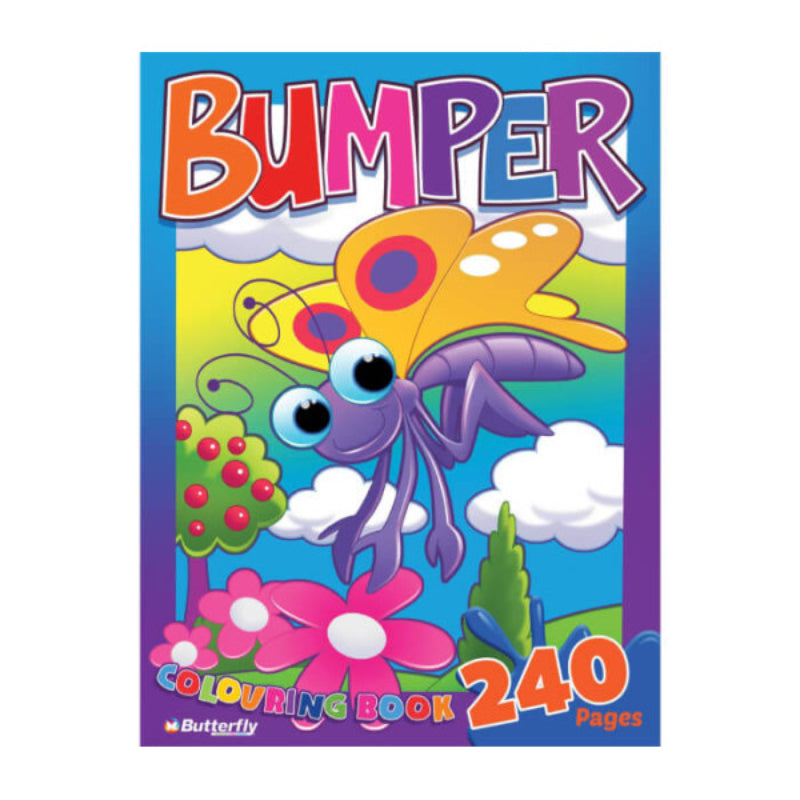 Butterfly Colouring Book - Bumper (240 P