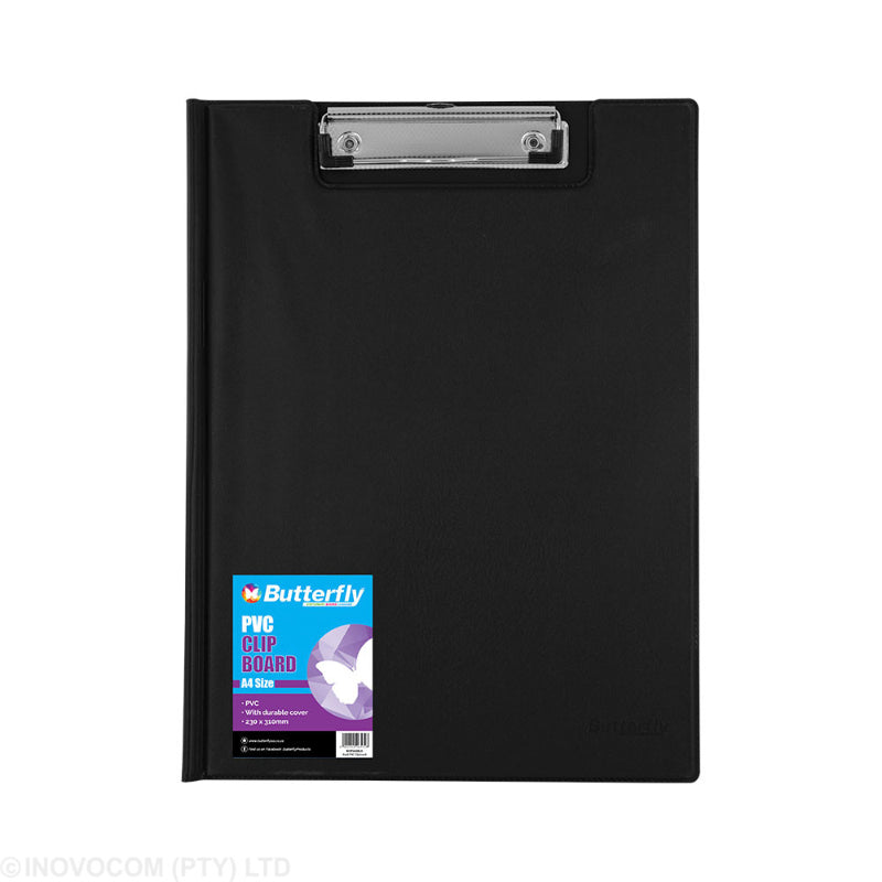 Clipboard - A4 Pvc With Cover & Pen Hold
