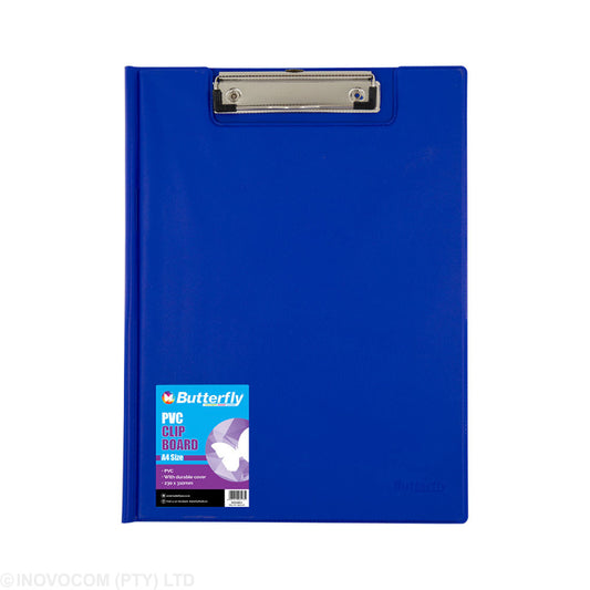 Clipboard - A4 Pvc With Cover & Pen Hold