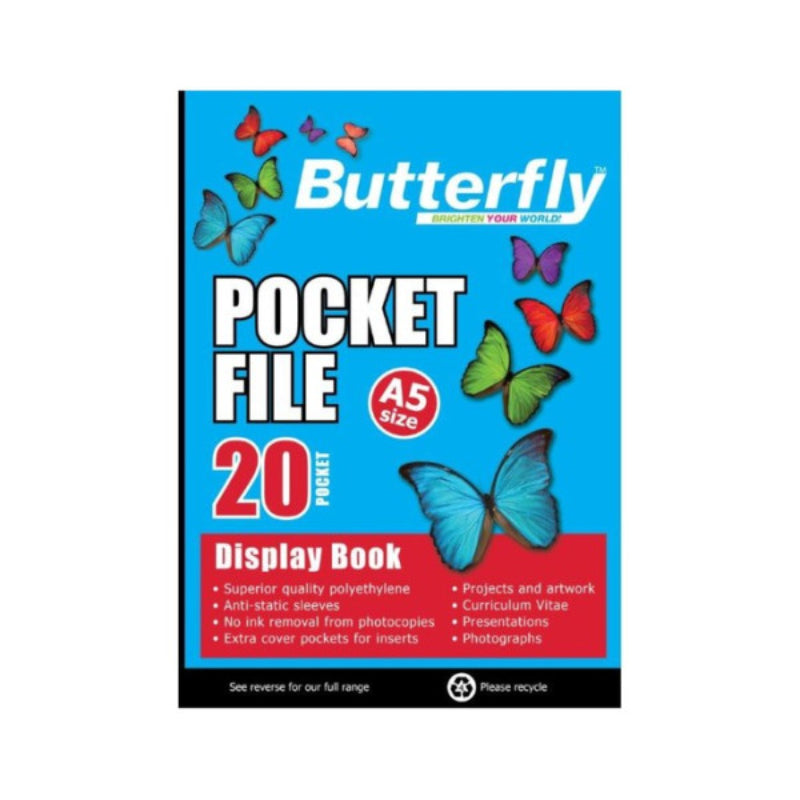 Pocket File - A5 50?m - 20 Page Display