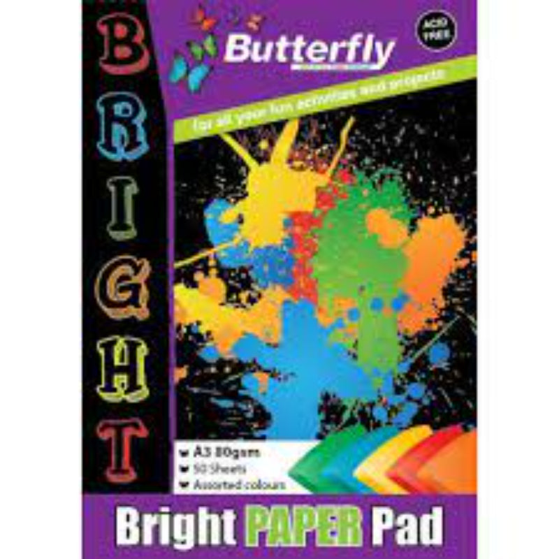 Paper Pads - A3 80Gsm 50 Sheets - Bright