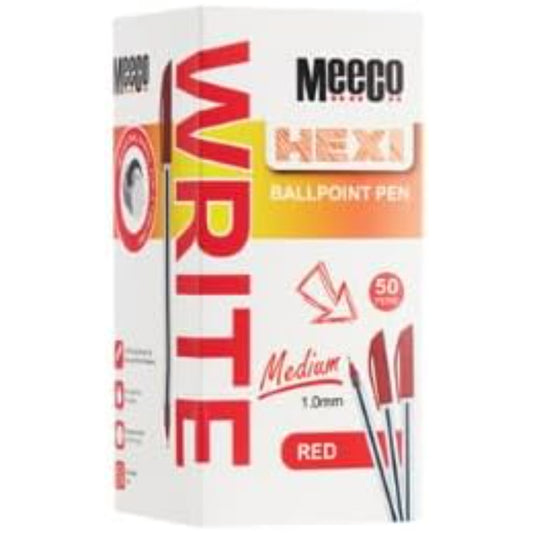 Meeco Hexi 1.0 Red Pen 50s