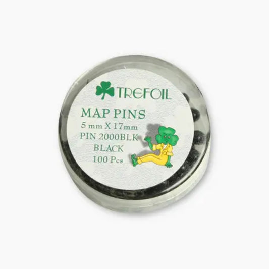 Trefoil Map Pins 5mmX17mm