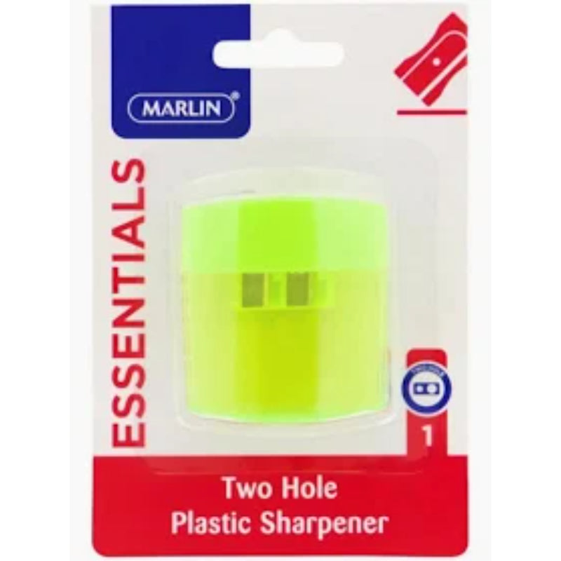 Marlin 2 hole plastic Sharpener + Contai
